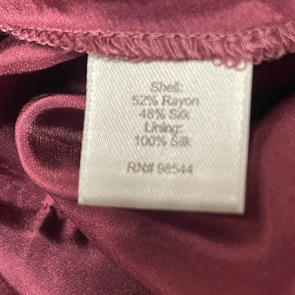 Beth Bowley Sleeveless Lined Silk Dress Size 10 - Picture 12 of 13